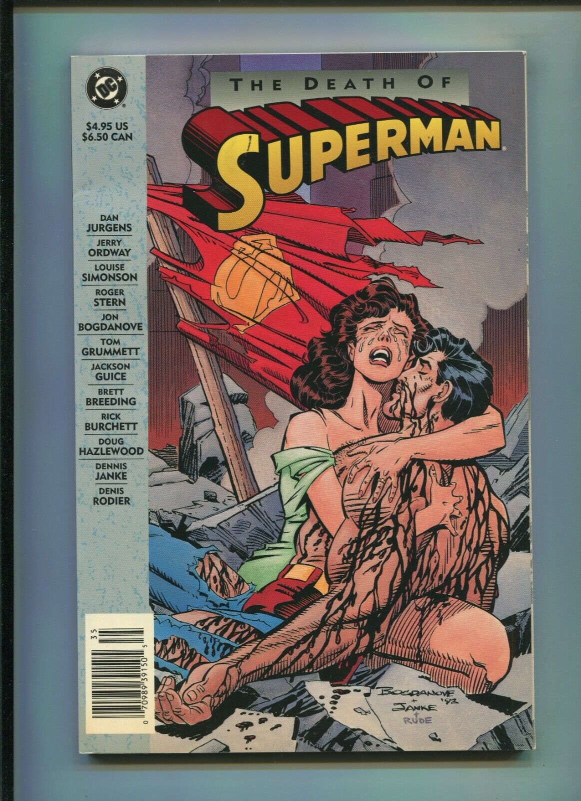 THE DEATH OF SUPERMAN (9.0) TPB, SOFTCOVER!! 1997