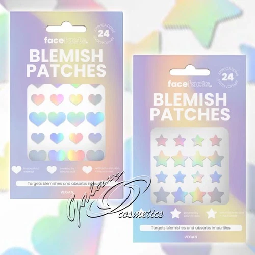 Face Facts Holographic Blemish Patches Spot Pimple Acne Stickers