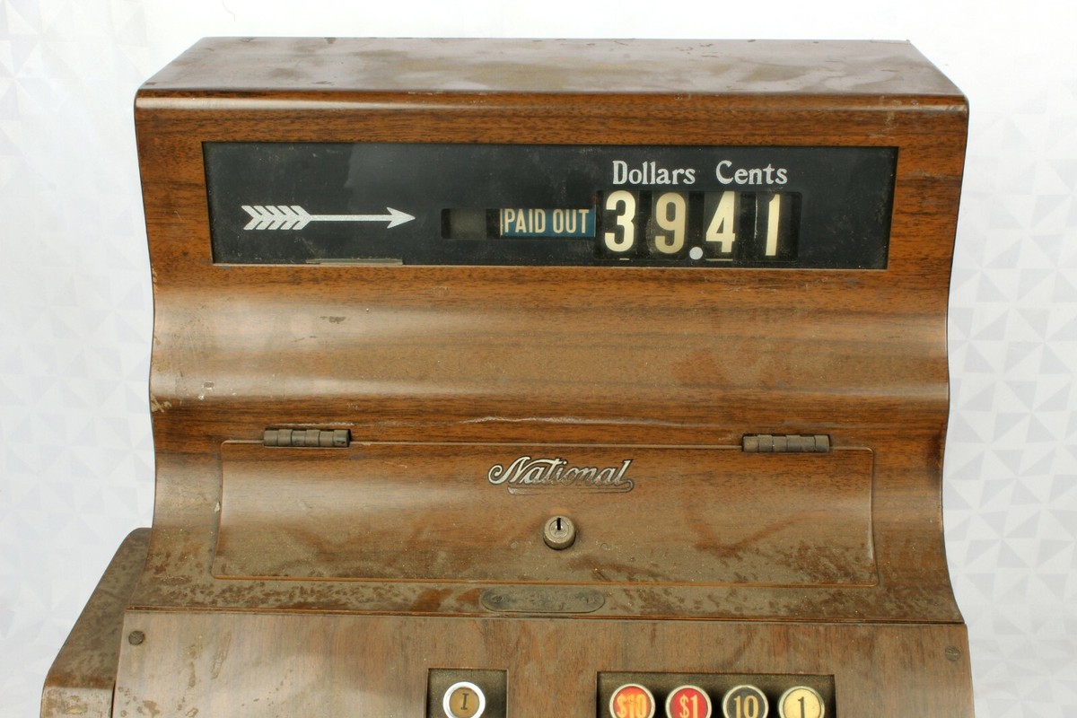 2319番 ジャンク品 NATIONAL AMOUNT PURCHASED 2319番 ジャンク品 NATIONAL AMOUNT PURCHASED Antique National Cash