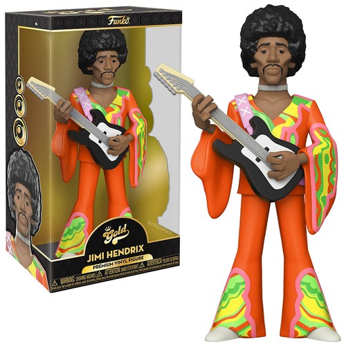 Jimi Hendrix Collectible 2022 Handpicked Funko Premium Gold Vinyl 12