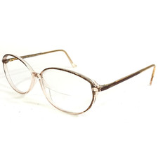 Silhouette Eyeglasses Frames SPX M1912 /27 6053 Brown Gold Clear Round 53-12-130
