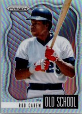 2021 Panini Prizm #OS-5 Rod Carew Old School Silver Prizm