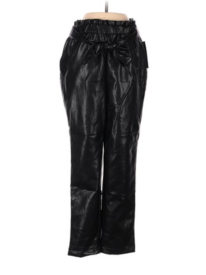 NWT Bagatelle Women Black Faux Leather Pants 0