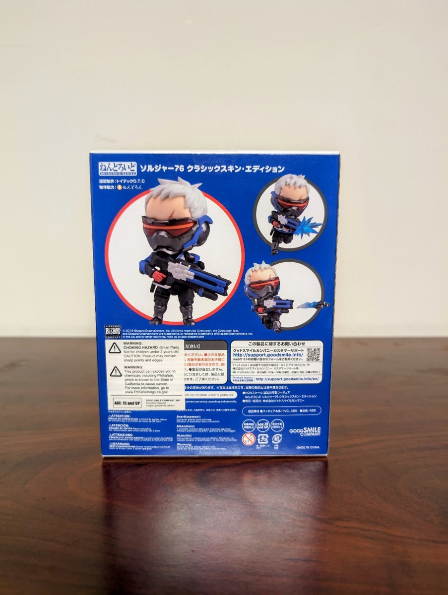 Mô hình Overwatch Soldier 76 Nendoroid 976 Classic Skin Edition Goodsmile 10cm Mô hình có khớp