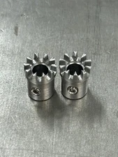 QTY 1 PAIR FA5 BOSTON GEAR WORKS MULTI-JAW FLEX COUPLING 1/4” BORE WITH 1/2” OD
