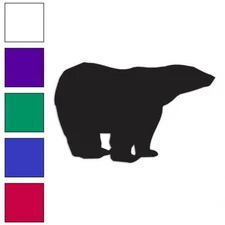 Polar Bear, Vinyl Decal Sticker, Multiple Colors & Sizes #540