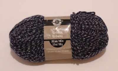 Loops & Threads Urban Yarn Navy Bleu Marine Acrylic 3.5 oz 202 Yards Medium