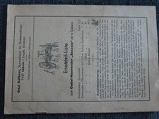 DDR Ersatzteilliste, Gabel-Heuwender, Saxonia mit 6 Gabeln