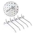 25pcs Peg Board Hooks Workshop Garage Pegboard Hanging Tool Storage Display 8"