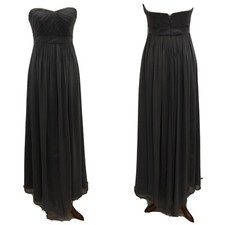 Jenny Yoo Womens Size 2 Dress Aiden Gray Convertible Sweetheart Strapless Bridal