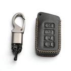 Black Leather Cover Key Fob Bag Case 4 Buttons For Lexus RX NX 250 GS IS RC300
