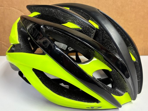 Giro Atmos II Helmet Matte Black/Highlight Yellow Large Road Commuter Hi Vis