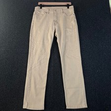 Levi Strauss Co 511 Mens Tan Slim Fit Jeans W32 L30 Casual Chinos Trousers