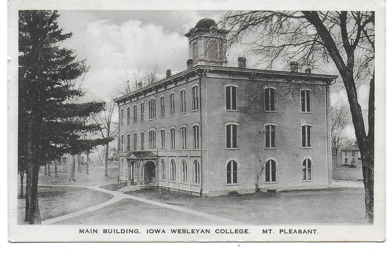 Mt Pleasant, IA - Main Building, Iowa Wesleyan College