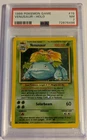 1999 Pokemon BASE SET VENUSAUR - HOLO card #15 Unlimited PSA 7 Near Mint