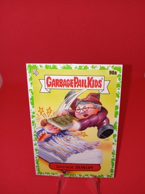 2022 Topps Garbage Pail Kids Book Worms Booger Green Savage Simon #90a