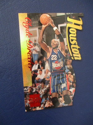 1996-97 Topps Stadium Club Fusion Die-Cut Clyde Drexler #F25 HOF