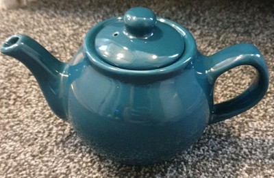 Price & Kensington Teekanne 2 Tassen Teekanne Teal Blau Neu