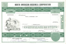 North American Rockwell Overseas Corp. - 1968-72 dated Aircraft, Defense and Spa