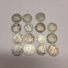 Barber Silver Dimes Lot 15