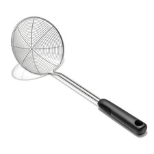 OXO Good Grips Stainless Steel Spider Scoop & Strain Skimmer 1 EA, Black