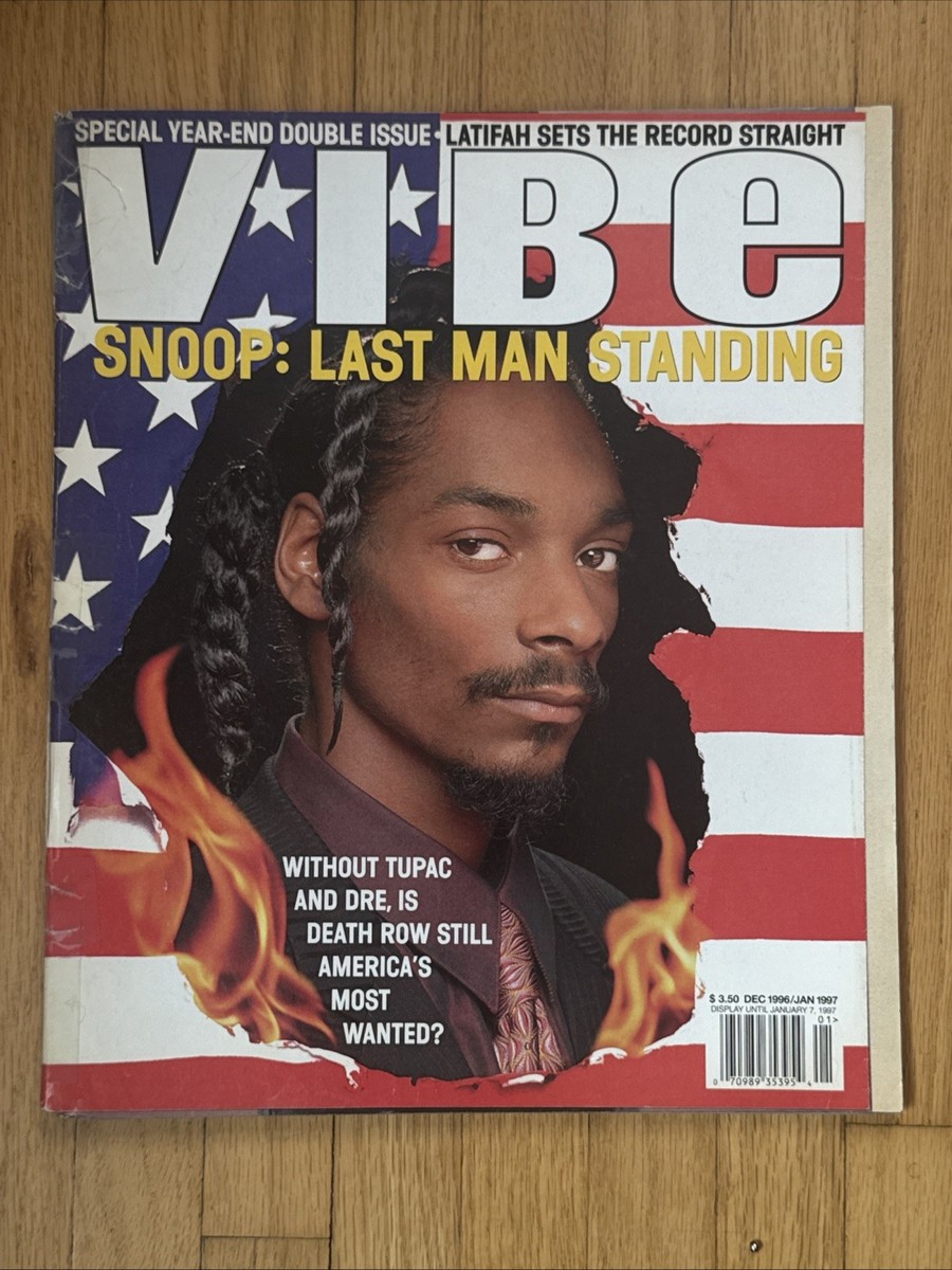 Vibe Magazine DEC. 1996/JAN. 1997 Snoop Dogg Last Man Standing