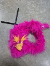 Doozy Bird Marionette Walking Fuzzy 32'' String Puppet ~ RARE Pink Color Vintage