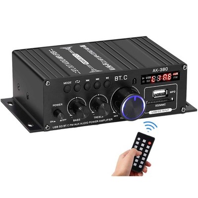 800W bluetooth HiFi Verstärker Mini Power Audio Stereo Bass AMP USB MP3 FM Auto