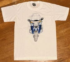 Vintage Rare Honda Gold Wing  Motorcycle Double Sided Small  T Shirt USA