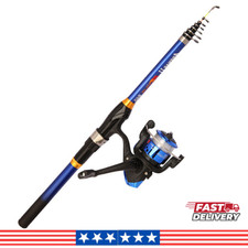 Telescopic Carbon Fishing Rod 1.5m-3m Lightweight Cast Pole Outdoor