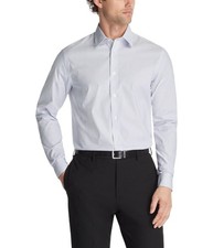 Calvin Klein Mens Steel Stretch Button Down Dress Shirt
