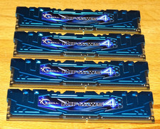 G.Skill RipJaws 4 32 GB (4x8GB) F4-2400C15Q-32GRB DDR4-2400 RAM, CL15-15-15-35 !