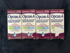 Bausch + Lomb Opcon-A Eye Allergy Relief   Eye Drops 4 Bottles(exp 2026+)