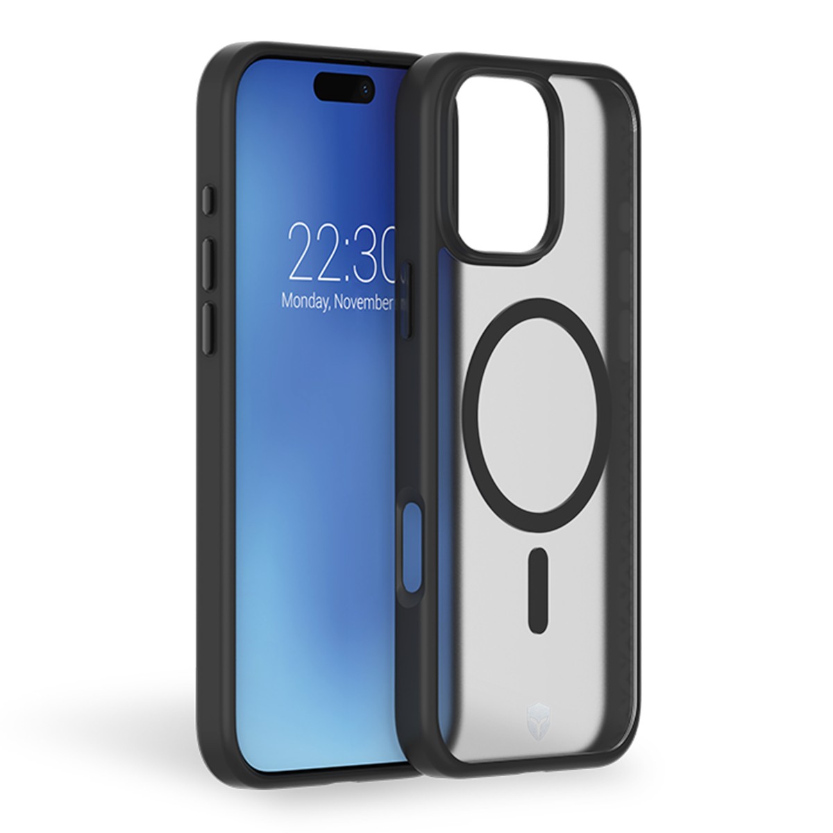 Coque iPhone 16 Pro Max AIR FROST Noir blindée Système Tryax 3M