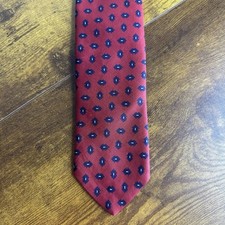 Brooks Brothers Silk Tie 2.5 X 53 Red Made In England