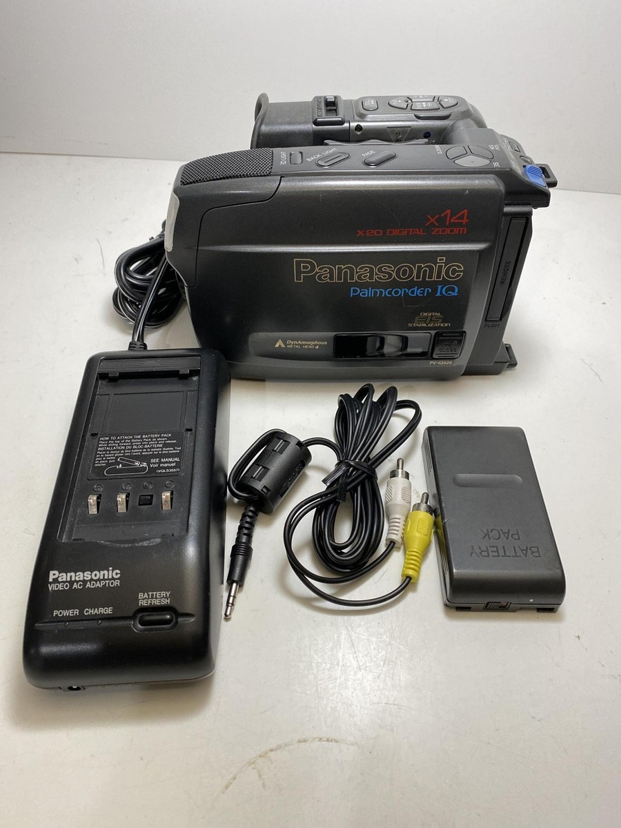 Panasonic Palmcorder IQ X14 X20 Digital Zoom Eis NTSC Vhs-c Pv