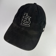 St. Louis Cardinals '47 Clean Up Baseball Cap Fredbird Black Adjustable MLB