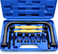 Handook 12Pcs Valve Spring Compressor with Valve Lapper Tool, Valve Spring Remov