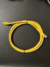 Vericom Ethernet Cable 7ft Yellow Cat 5e UTP Patch Cord 24AWG