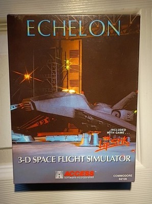 Echelon- 3D Space Flight Simulation Game C64  used/tested.    C12