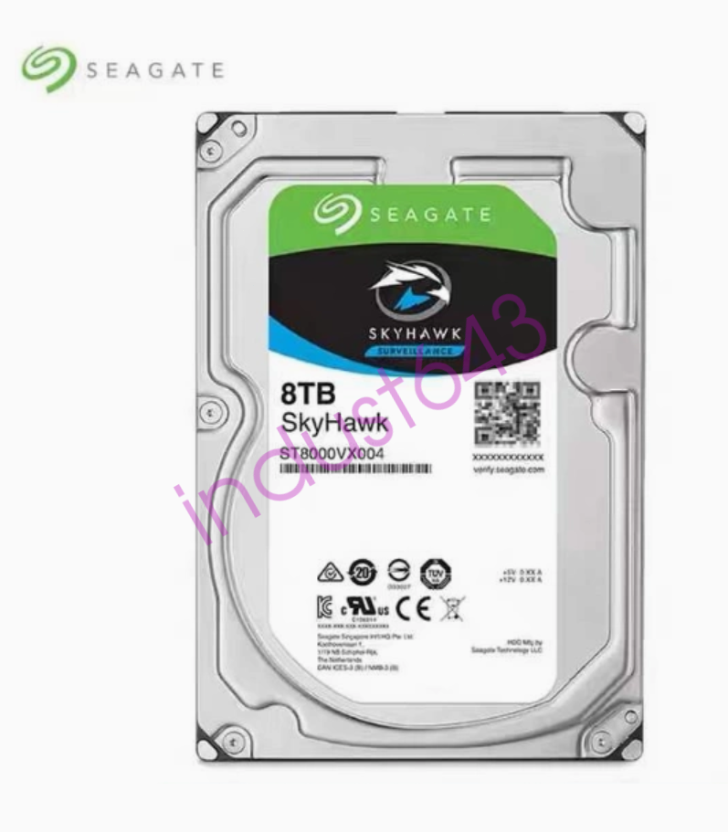 Seagate SkyHawk Surveillance 8TB ST8000VX004 SATA 6.0GB/s 256MB