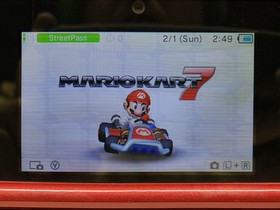 Original Nintendo 3ds Handheld Console Flame Red Ctr-001 Bundle Games + Charger