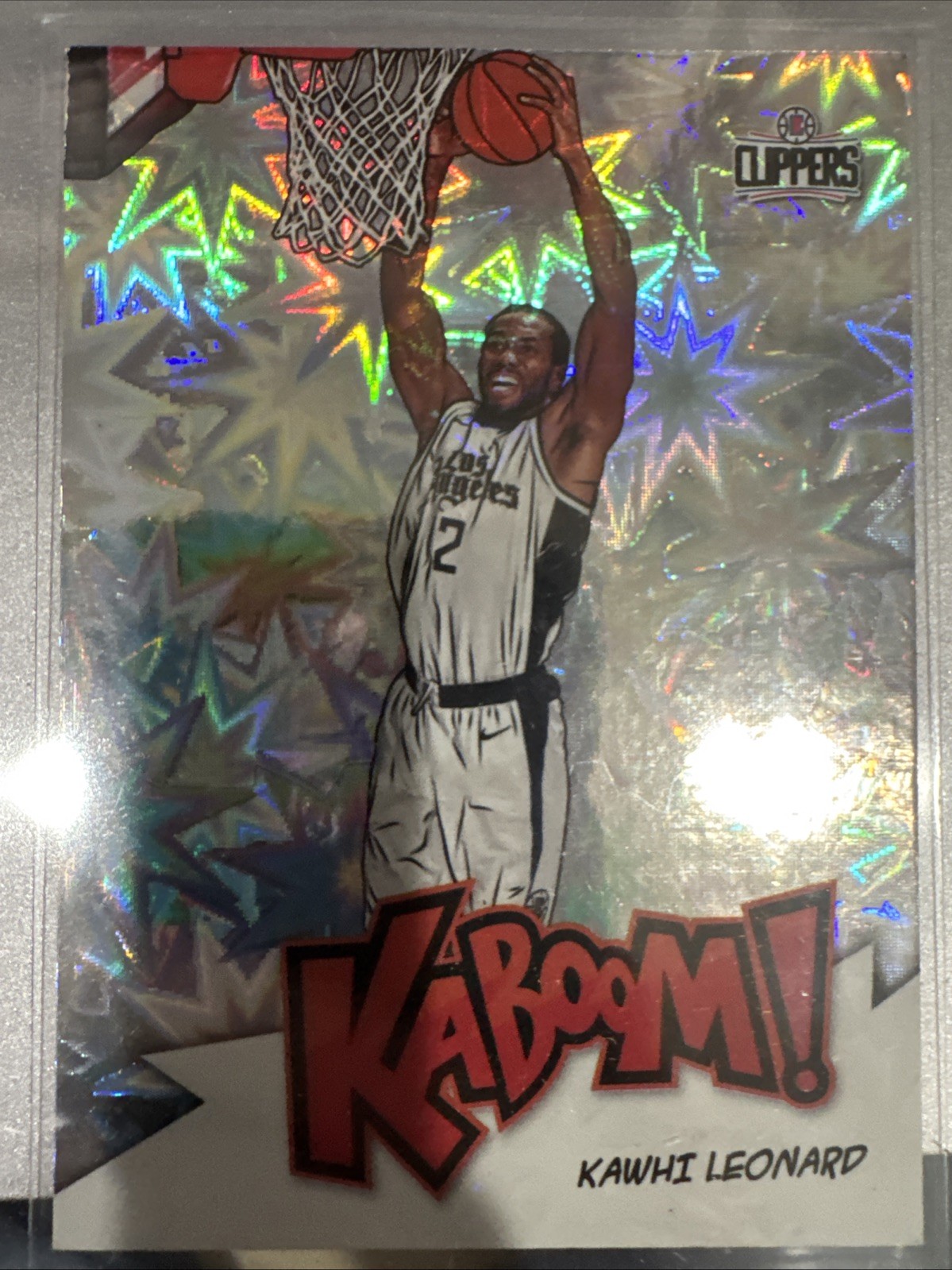 2020-21 Panini Crown Royale - Kaboom! Kawhi Leonard #8