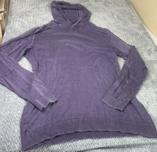 John Varvatos Pullover Hoodie Long Sleeve Sweatshirt Purple Men's Size XL