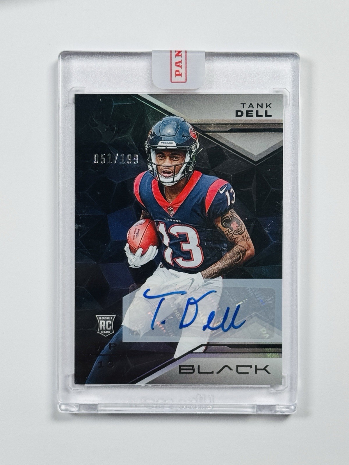 Tank Dell Panini Black #102 Autograph