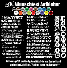 Wunschtext 30cm Firma LKW Autoaufkleber Sticker Name Geschenk Gerburtstag Logo