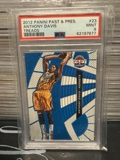 Panini 2012-13 Past & Present Treads Anthony Davis RC #23 PSA 9