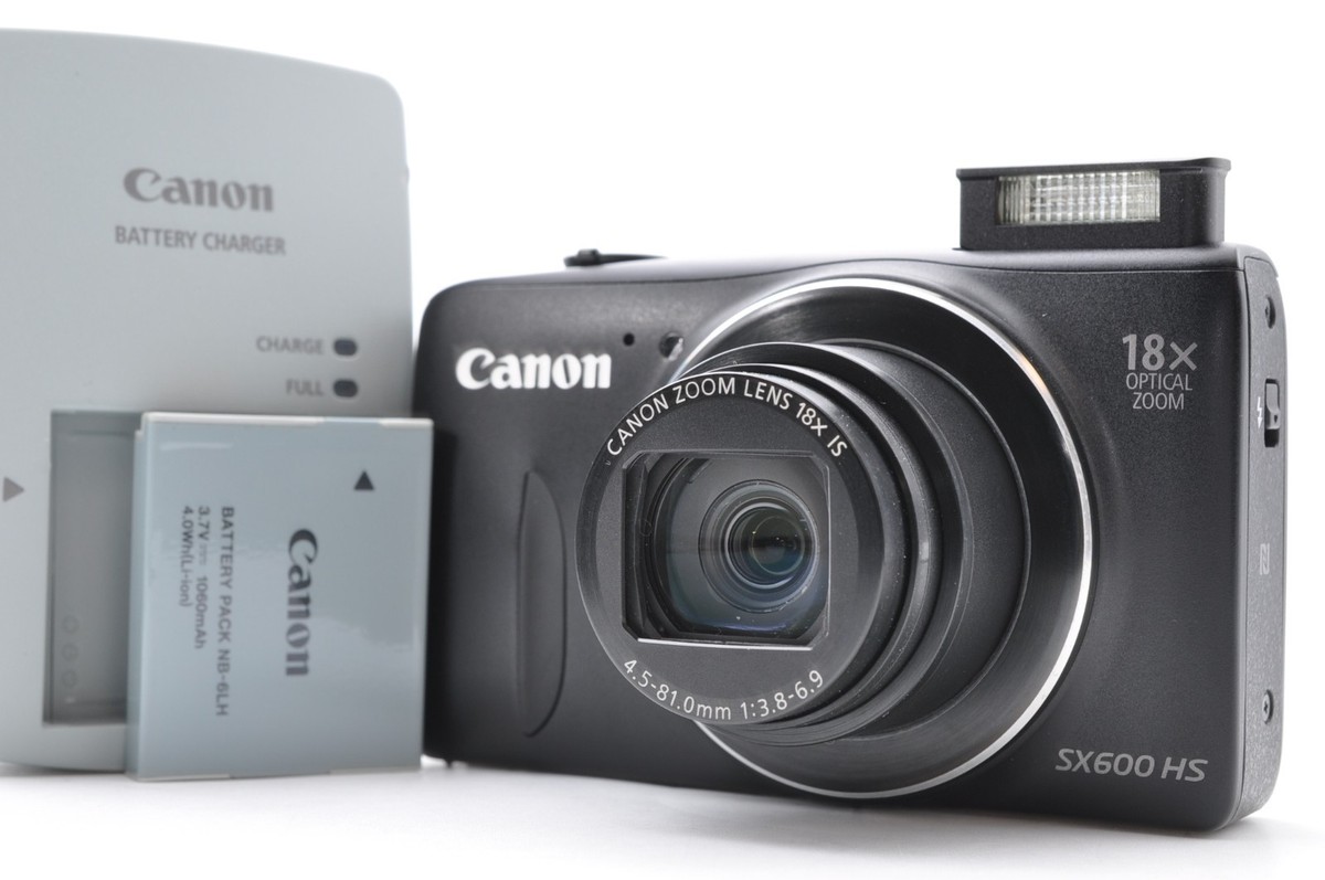 Canon PowerShot SX600 HS 16.0MP Digital Camera - Black for sale