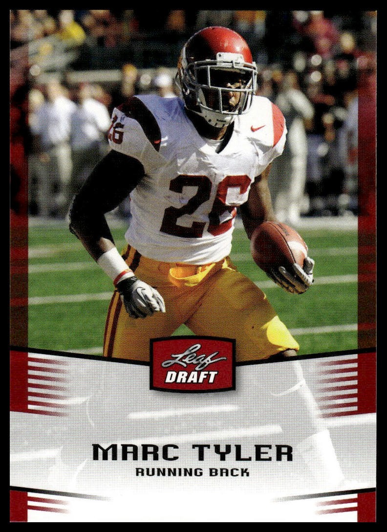 2012 Leaf Draft Marc Tyler #30 🔥 USC Trojans