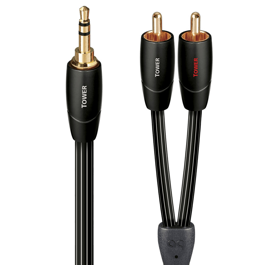 Аналоговый аудиокабель AudioQuest Tower 35 мм Mini-RCA 30 метра 10990₽